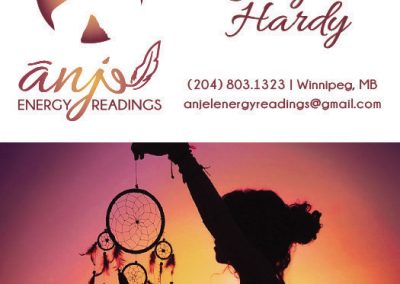 Anjel Energy Readings - Business Cards