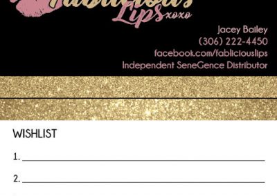 Fablicious Lips - Business Cards