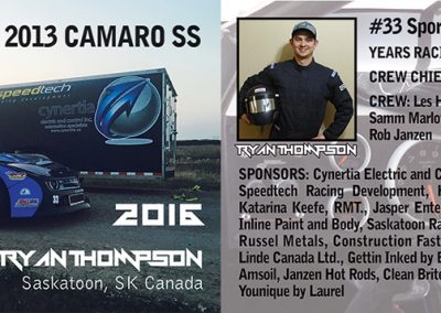 Ryan Thompson - Driver Profile Cards
