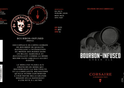 Corsaire Microbrewery - Beer Can Label
