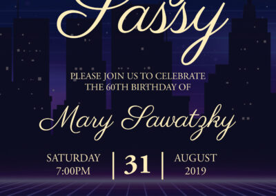 Mary Sawatzky - Party Invite